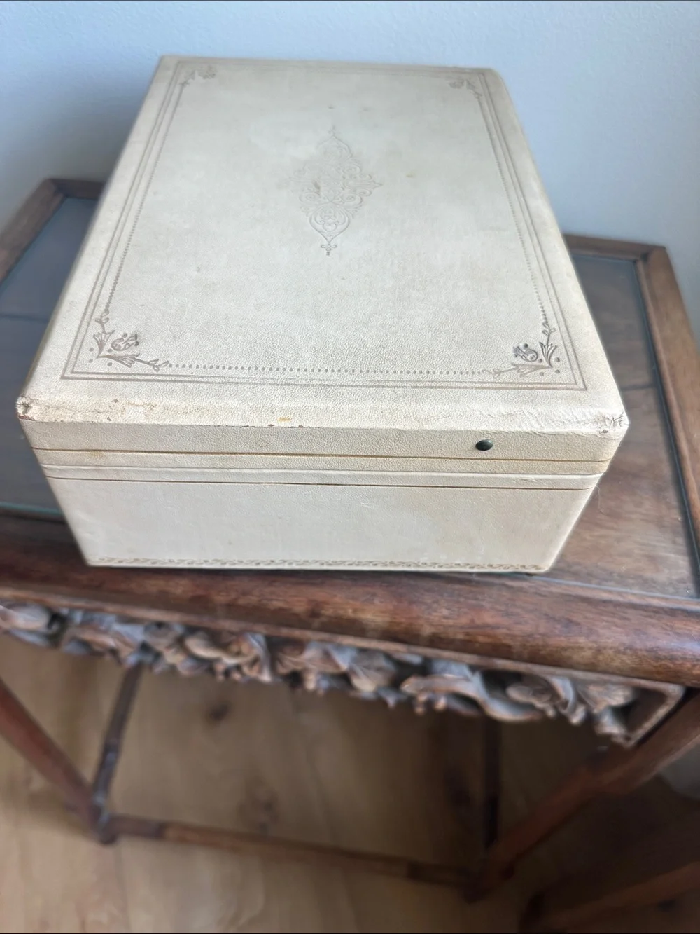 Vintage 1950s Thorens Swiss Movement Musical Jewelry Box -Some Enchanted Evening